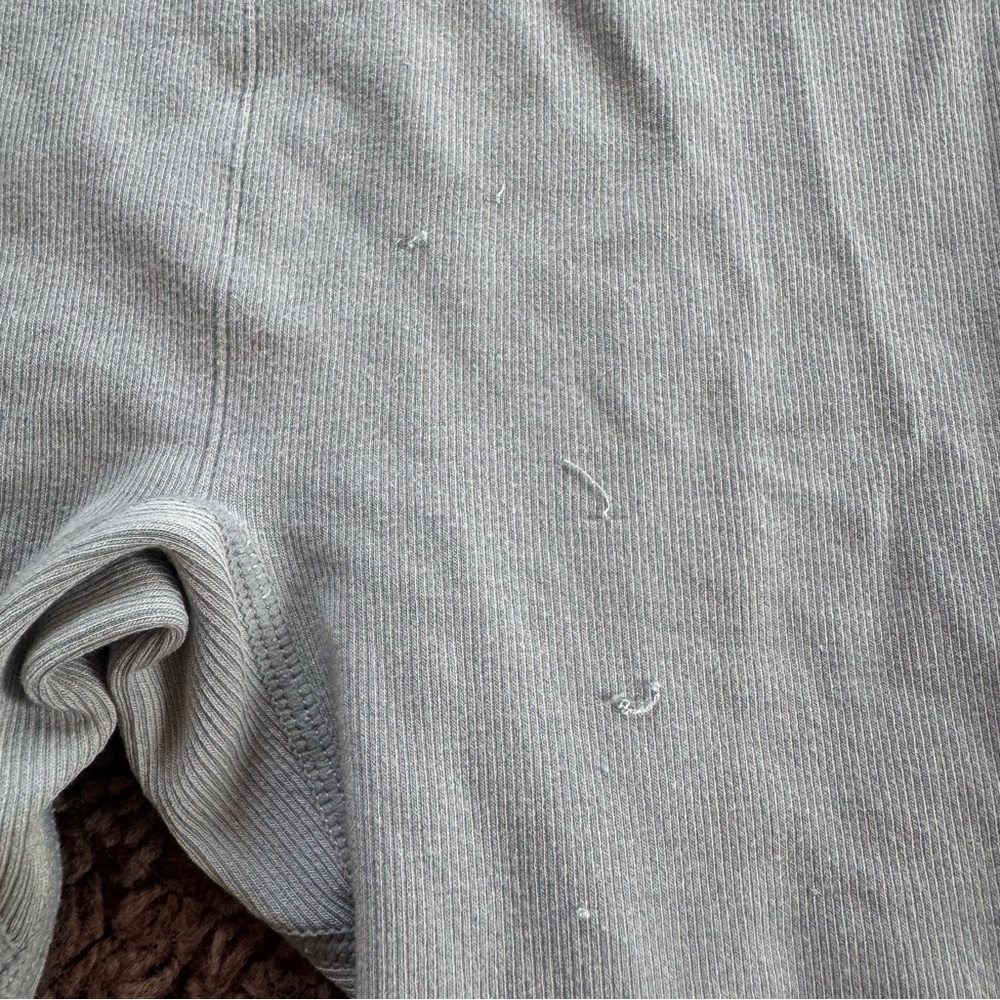 Free People Movement Ribbed Gray Leggings XS S $148 - Picture 9 of 9